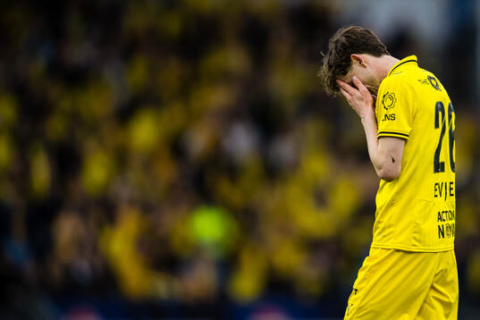 Håkon Evjen of Bodø/Glimt looks dejected
