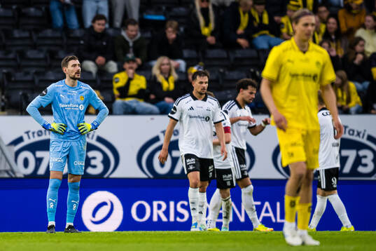 Goalkeeper Nikita Haikin of Bodø/Glimt looks dejected