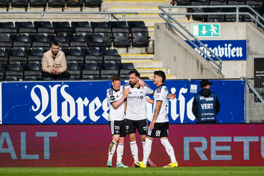 Dino Islamovic of Rosenborg celebrates