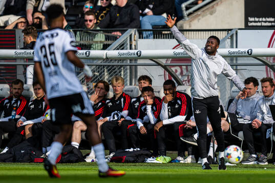 Head coach Alexander Tettey of Rosenborg