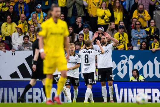 Dino Islamovic of Rosenborg celebrates