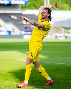 Kasper Høgh of Bodø/Glimt celebrates