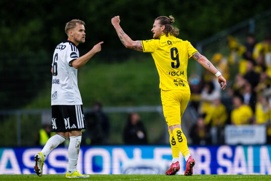 Kasper Høgh of Bodø/Glimt celebrates