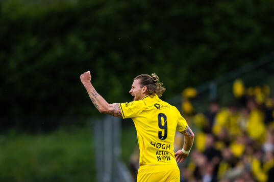 Kasper Høgh of Bodø/Glimt celebrates