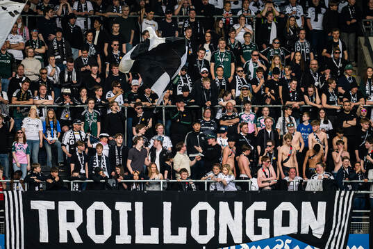 Spectators in the stands