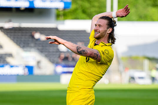 Kasper Høgh of Bodø/Glimt celebrates