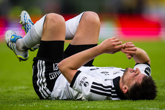Tomas Nemcik of Rosenborg looks dejected