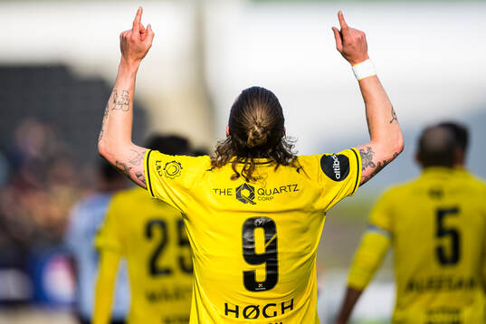 Kasper Høgh of Bodø/Glimt celebrates