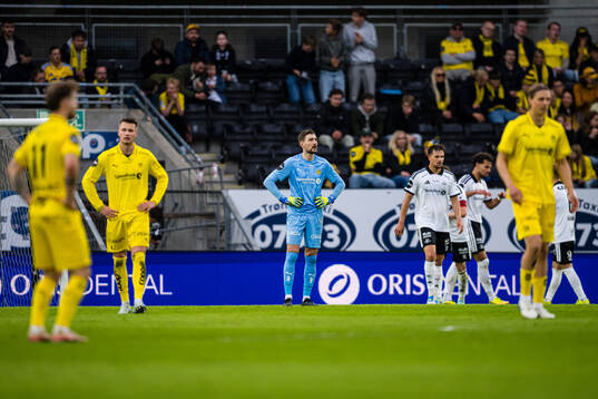Goalkeeper Nikita Haikin of Bodø/Glimt looks dejected