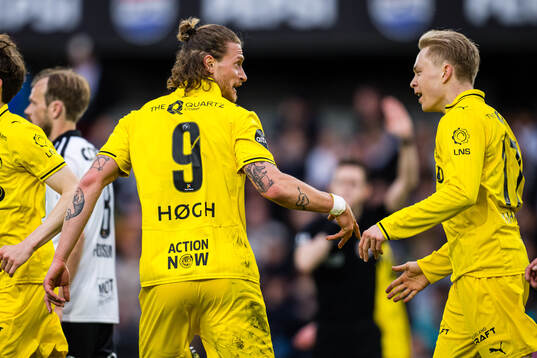 Kasper Høgh of Bodø/Glimt celebrates