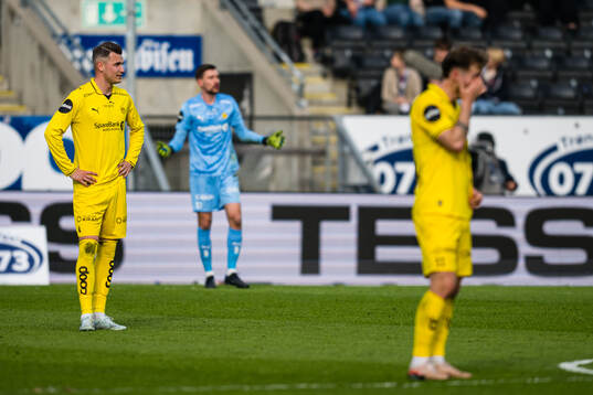 Odin Bjørtuft of Bodø/Glimt looks dejected