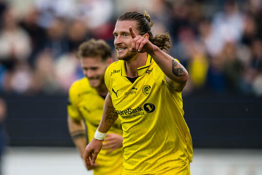 Kasper Høgh of Bodø/Glimt celebrates