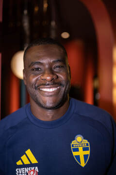 Ken Sema of the Swedish national football team poses for a