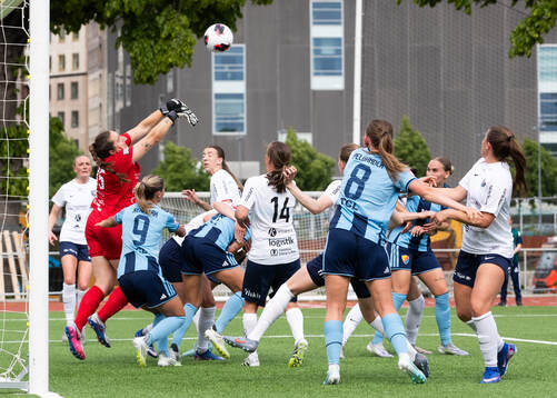 Eskilstuna United DFFs målvakt Monica Elisabeth Wilhelm