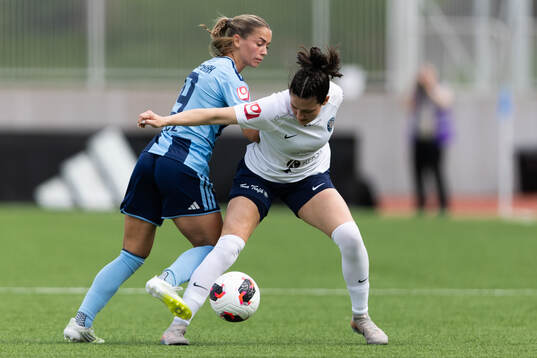Djurgårdens Johanna Renmark och Eskilstuna United DFFs