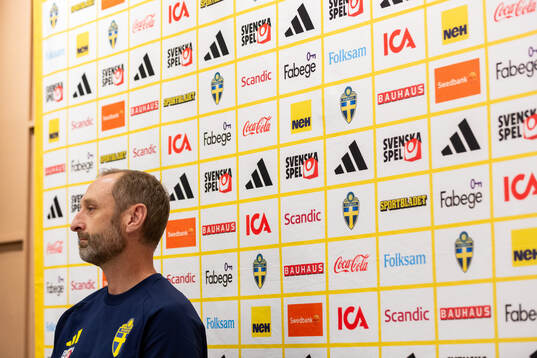 Assistant coach Andreas Georgson of the Swedish national