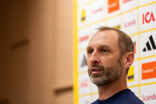 Assistant coach Andreas Georgson of the Swedish national