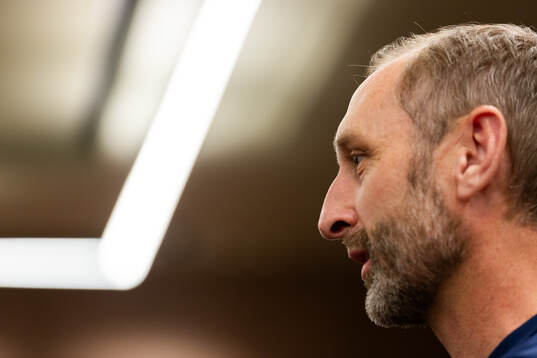 Assistant coach Andreas Georgson of the Swedish national