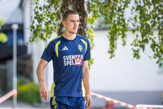 Gustaf Lagerbielke of the Swedish national football team at