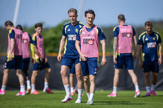 Herman Johansson and Hjalmar Ekdal of the Swedish national