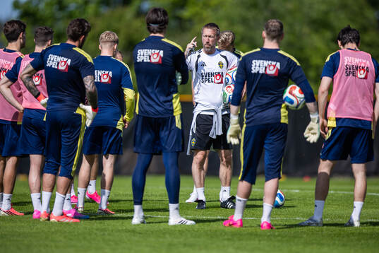 Head coach Graham Potter of the Swedish national football