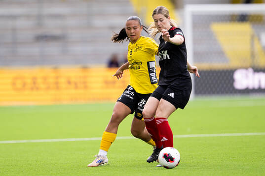 Elfsborgs Matilda Mårtensson och Enskedes Tilda Pingani