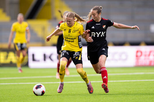 Elfsborgs Hanna Jiozon och Enskedes Lilian Häggkvist
