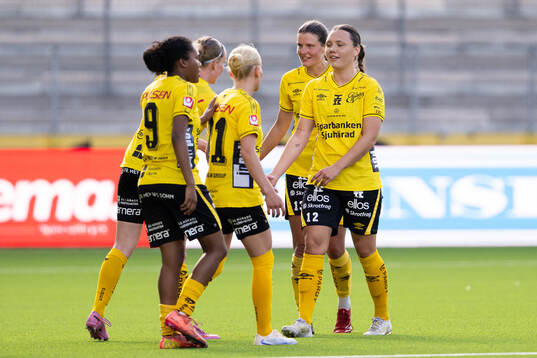 Elfsborgs spelare jublar