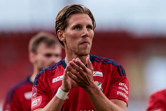 Östers Noah Söderberg jublar