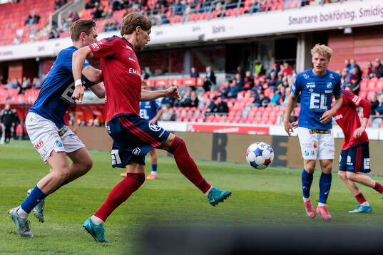 Under fotbollsmatchen i Superettan mellan Öster och Norrby
