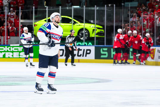 Emilio Pettersen of Norway looks dejected