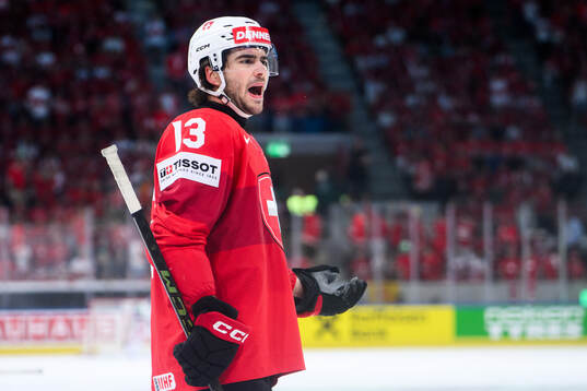 Nico Hischier of Switzerland
