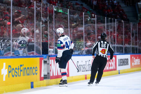 Tinus Luc Koblar of Norway looks dejected