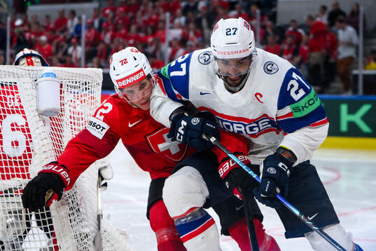 Dominik Egli of Switzerland and Andreas Martinsen of Norway