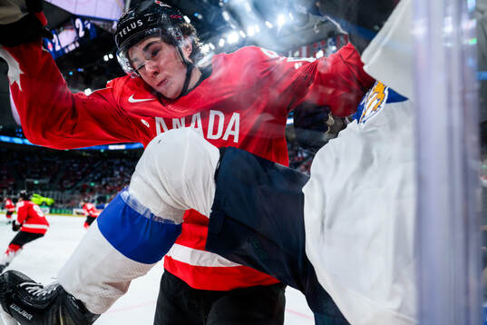 Fraser Minten of Canada and Nikolas Matinpalo of Finland