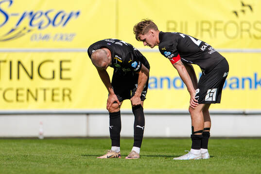 Oddevolds Gabriel Sandberg och Alexander Almqvist deppar