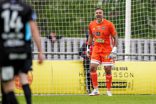 Falkenbergs målvaktstränare Abbas Hassan
