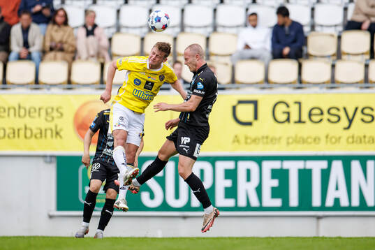 Falkenbergs Noel Hansson och Oddevolds Gabriel Sandberg