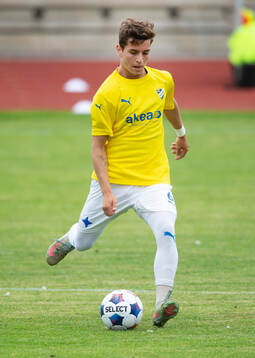 IFK Malmös Endrit Husaj  i matchen i division 3 mellan IFK