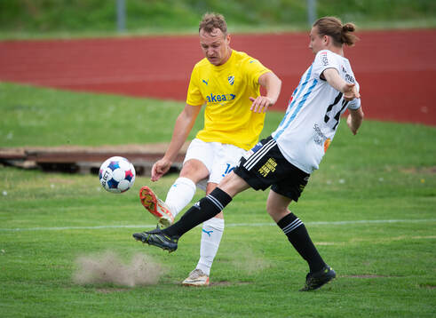 IFK Malmös Isak Sjögren och IFK Hässleholms Lucas
