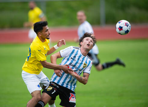 IFK Hässleholms målskytt Viggo Sigfridsson i matchen i