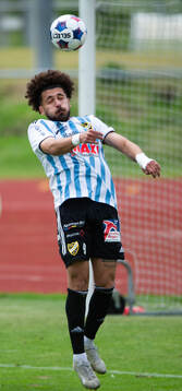 IFK Hässleholms Waseem Jafleh i matchen i division 3
