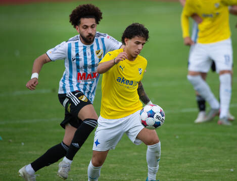 IFK Hässleholms Waseem Jafleh och IFK Malmös Robin