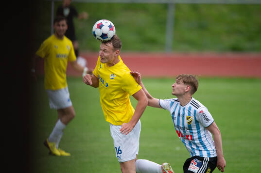 IFK Malmös Isak Sjögren i matchen i division 3 mellan IFK