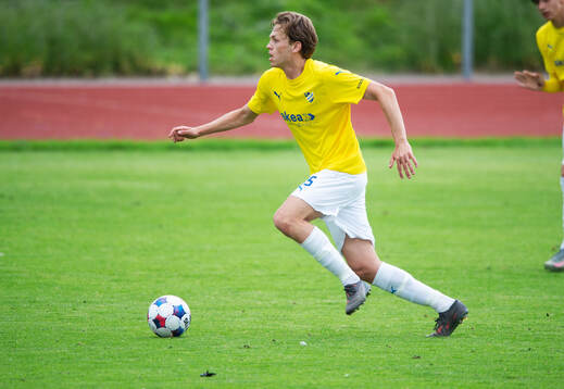 IFK Malmös Timothy Bylund i matchen i division 3 mellan