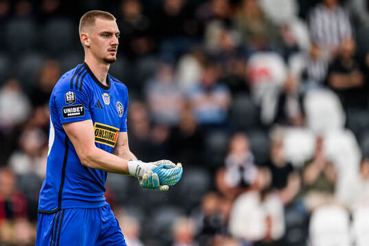 Landskronas målvakt Marcus Pettersson
