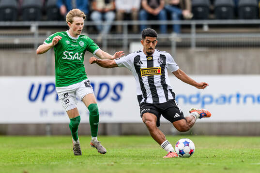 Brages Gustav Nordh och Landskronas Zakaria Loukili
