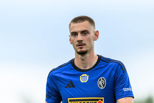 Landskronas målvakt Marcus Pettersson deppar
