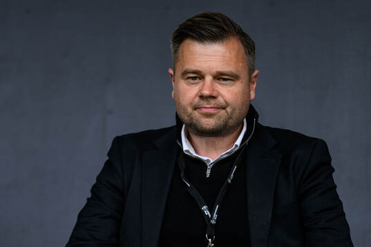Landskronas sportchef Robert Grandén