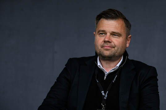 Landskronas sportchef Robert Grandén
